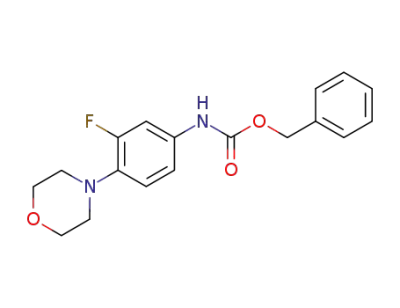 benzyl 3-fluoro-4-(4-morpholinyl)phenylcarbamate